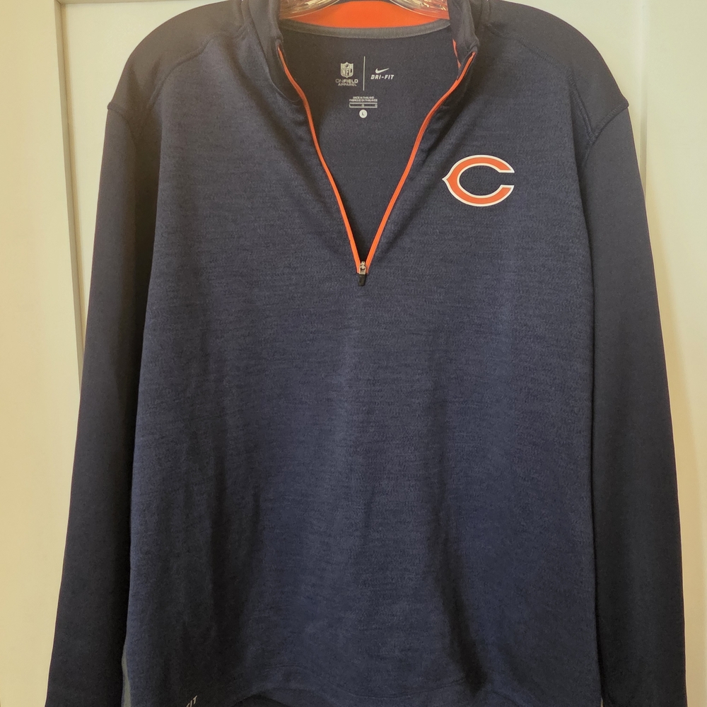Nike Chicago Bears Dri-FIT NFL Quarter-Zip